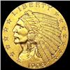 Image 1 : 1908 $2.50 Gold Quarter Eagle CLOSELY UNCIRCULATED
