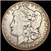 Image 1 : 1881-CC Morgan Silver Dollar NICELY CIRCULATED