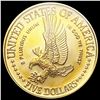 Image 2 : 1986-W US Commem .25oz Gold $5 GEM PROOF