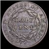 Image 2 : 1828 Classic Head Half Cent NICELY CIRCULATED