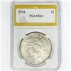Image 1 : 1926 Silver Peace Dollar PGA MS64