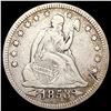 Image 1 : 1853 Arws & Rays Seated Liberty Quarter NICELY CIR