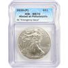 Image 1 : 2020-P 5 Coin American Silver Eagle Set ICG MS70