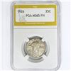 Image 1 : 1926 Standing Liberty Quarter PGA MS65 FH