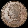 Image 1 : 1833 Classic Head Half Cent NEARLY UNCIRCULATED