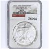 Image 1 : 2011 American Silver Eagle NGC MS70 25th Ann