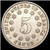 Image 2 : 1869 Shield Nickel CLOSELY UNCIRCULATED