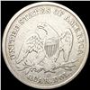 Image 2 : 1840-O Seated Liberty Quarter NICELY CIRCULATED
