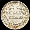 Image 2 : 1849 Seated Liberty Half Dime CLOSELY UNCIRCULATED