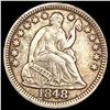 Image 1 : 1848 Seated Liberty Half Dime NEARLY UNCIRCULATED