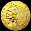 Image 1 : 1909 $2.50 Gold Quarter Eagle UNCIRCULATED