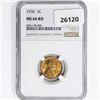 Image 1 : 1930 Wheat Cent NGC MS66 RD