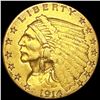 Image 1 : 1914-D $2.50 Gold Quarter Eagle CLOSELY UNCIRCULATED