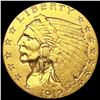 Image 1 : 1912 $2.50 Gold Quarter Eagle CLOSELY UNCIRCULATED