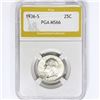 Image 1 : 1936-S Washington Silver Quarter PGA MS66