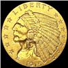 Image 1 : 1915 $2.50 Gold Quarter Eagle UNCIRCULATED
