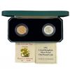 Image 1 : 1993 UK Gold (.2355oz AGW) & Silver Coin Set (2 Co