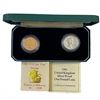 Image 2 : 1993 UK Gold (.2355oz AGW) & Silver Coin Set (2 Co