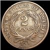 Image 2 : 1866 Two Cent Piece NEARLY UNCIRCULATED