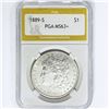 Image 1 : 1889-S Morgan Silver Dollar PGA MS63+