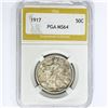 Image 1 : 1917 Walking Liberty Half Dollar PGA MS64