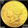 Image 1 : 1890-CC $20 Gold Double Eagle UNCIRCULATED