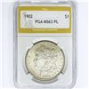 Image 1 : 1902 Morgan Silver Dollar PGA MS63 PL