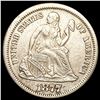 Image 1 : 1877-CC Seated Liberty Dime UNCIRCULATED