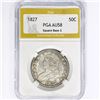 Image 1 : 1827 Capped Bust Half Dollar PGA AU58 Sq Base 2