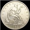 Image 1 : 1858 Seated Liberty Half Dollar CLOSELY UNCIRCULAT