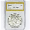 Image 1 : 1935-S Silver Peace Dollar PGA MS62