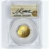 Image 1 : 2020-W $5 Gold Kunz Signed PCGS MS70 DCAM