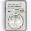 Image 1 : 1993-P American Silver Eagle NGC PF69 UC