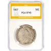Image 1 : 1807 Capped Bust Half Dollar PGA XF45