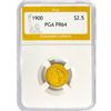 Image 1 : 1900 $2.50 Gold Quarter Eagle PGA PR64
