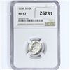 Image 1 : 1954-S Roosevelt Dime NGC MS67