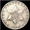 Image 1 : 1854 Silver Three Cent NEARLY UNCIRCULATED