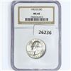 Image 1 : 1953-D Washington Silver Quarter NGC MS66