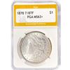 Image 1 : 1878 7/8TF Morgan Silver Dollar PGA MS63+