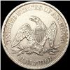 Image 2 : 1861 Seated Liberty Half Dollar CLOSELY UNCIRCULAT