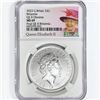 Image 1 : 2023 1oz G.B. S2Â£ NGC MS69 Q. Elizabeth II
