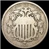 Image 1 : 1866 Shield Nickel NICELY CIRCULATED