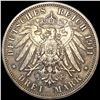 Image 2 : 1911 Germany Silver 3 Marks CLOSELY UNCIRCULATED