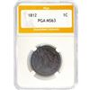 Image 1 : 1812 Classic Head Large Cent PGA MS63