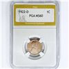 Image 1 : 1922-D Wheat Cent PGA MS60