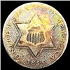 Image 1 : 1855 Silver Three Cent LIGHTLY CIRCULATED