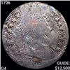 Image 1 : 1796 Draped Bust Quarter NICELY CIRCULATED