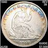 Image 1 : 1840 REV 38 Seated Liberty Half Dollar CHOICE AU