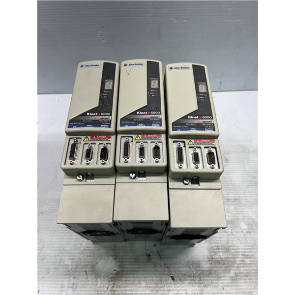 (3) Allen-Bradley #2094-BM02-S Servo Drives