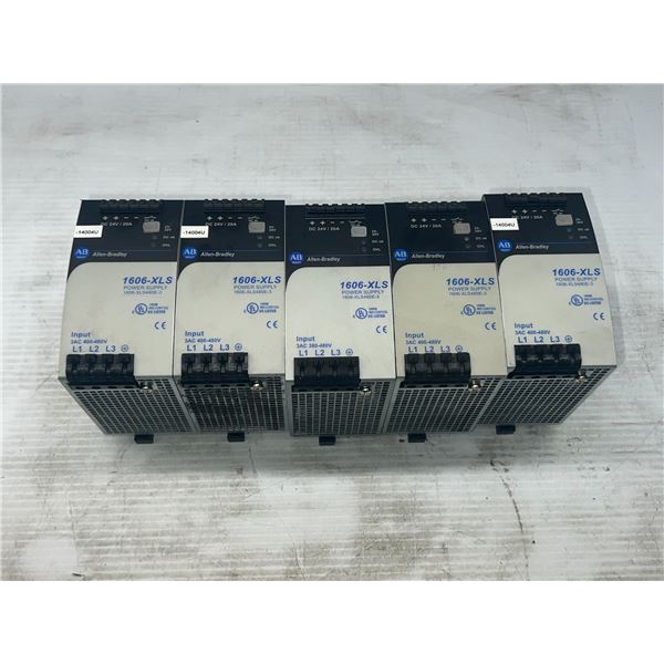 (5) Allen-Bradley #1606-XLS480E-3 Power Supplies